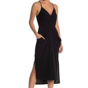 BCBGeneration Drape pocket midi dress